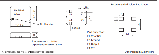 MTI-milliren403系列TCXO溫補(bǔ)晶振