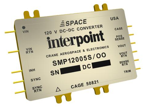 SMP120系列單輸出空間DC-DC電源轉(zhuǎn)換器Interpoint